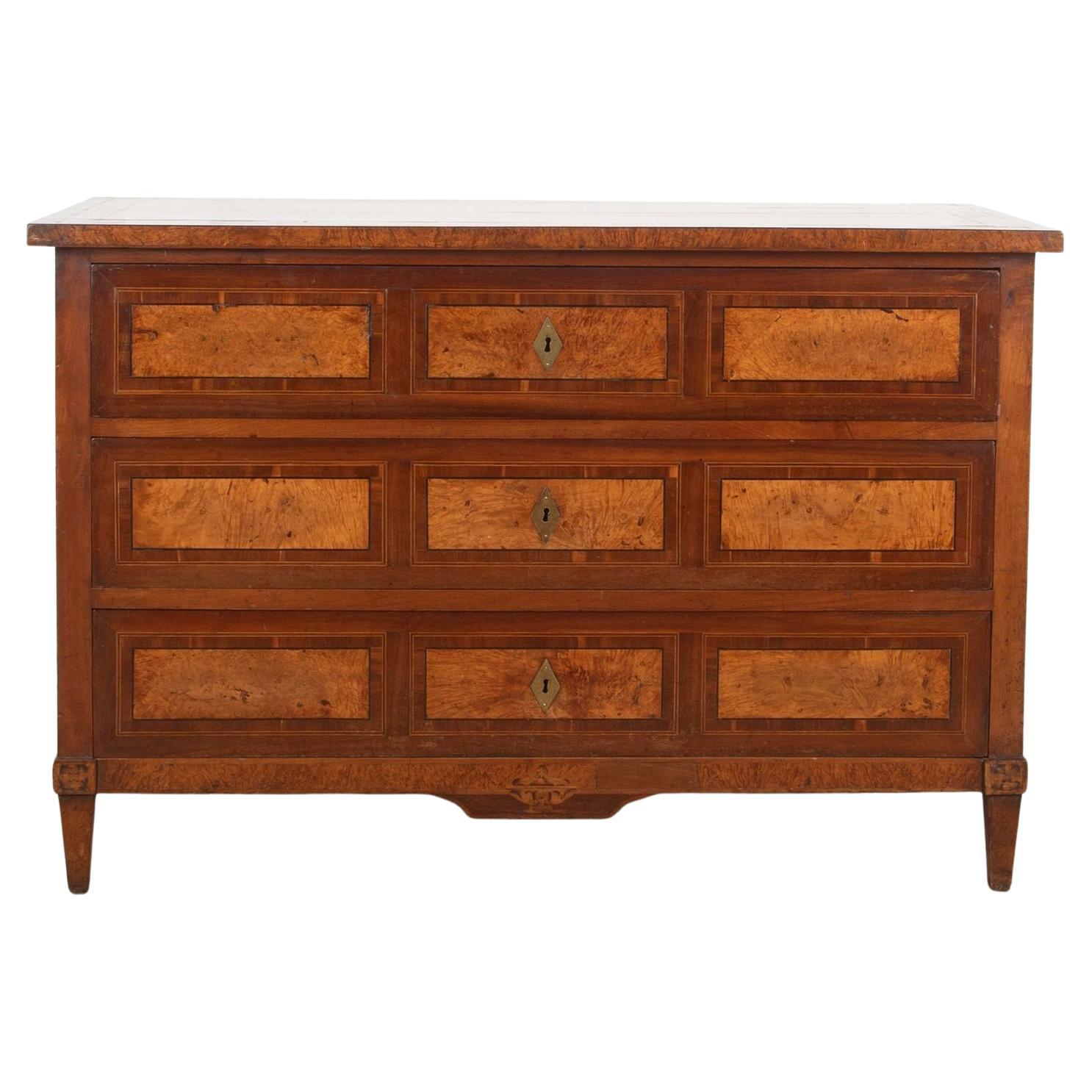 Commode nord-italiano della fine del XVIII secolo