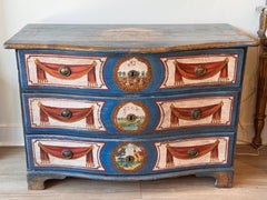 Late 18th Century Northern European Painted Commode, Dated 1793