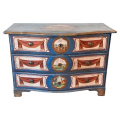 Late 18th Century Northern European Painted Commode, Dated 1793