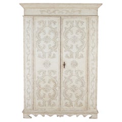 Late 18th Century Northern Italian Hand-Painted Armoire