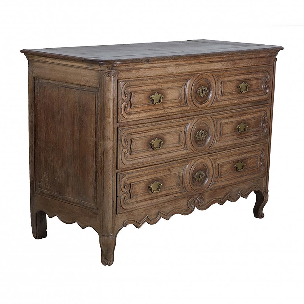 French Late 18th Century Oak Commode