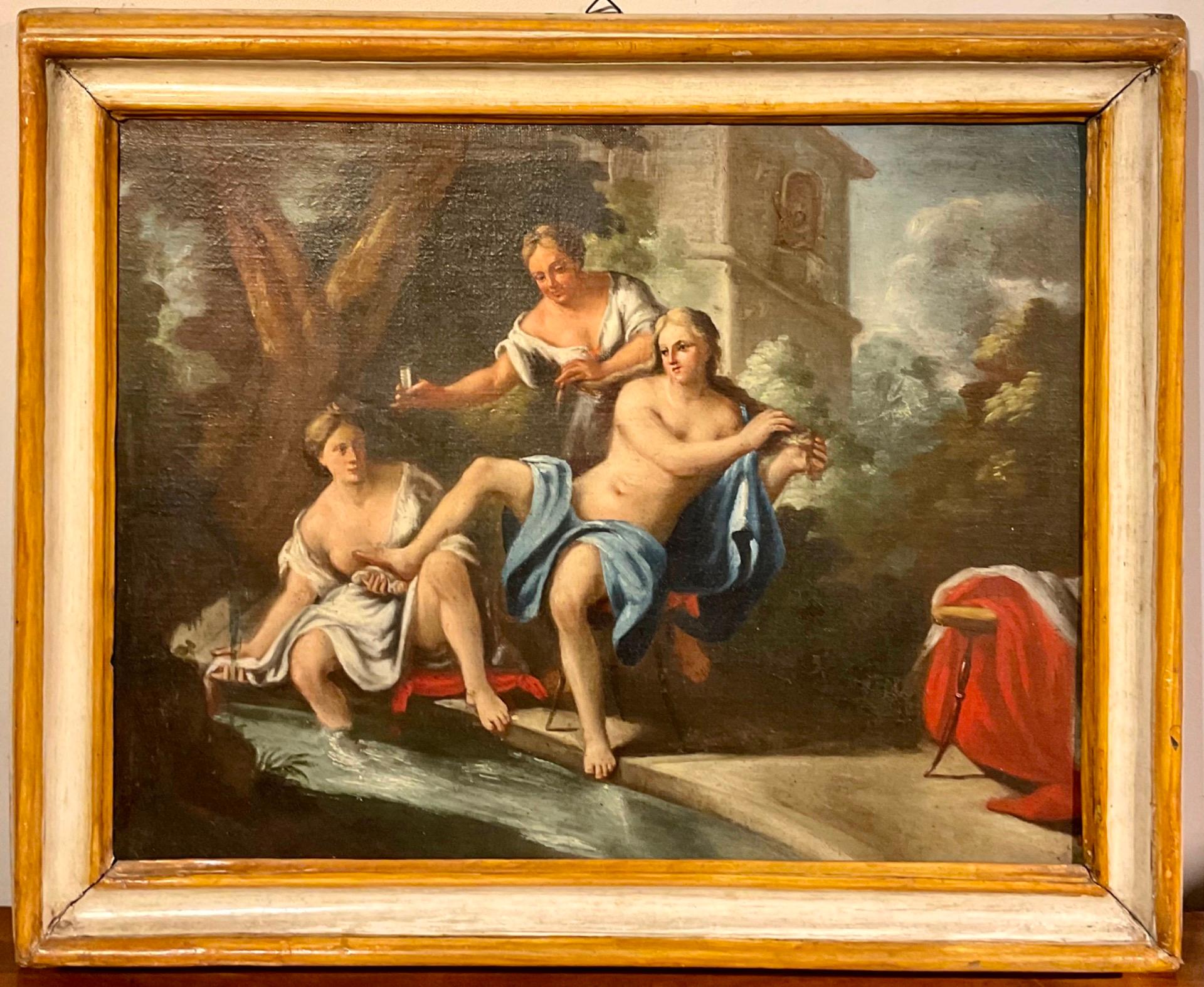 italien Fin du XVIIIe siècle Huile sur toile, 