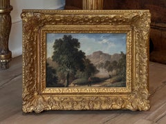 Late 18th Century Oil on Canvas Landscape Painting
