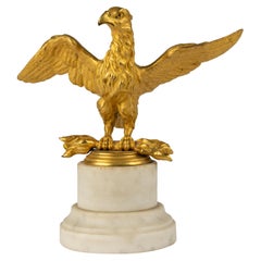 Spätes 18. Jahrhundert Ormolu vergoldete Bronze Skulptur Adler