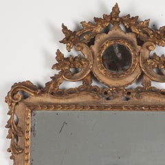 Late 18th Century Painted and Gilt Italian Mirror