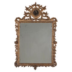 Late 18th Century Painted and Gilt Italian Mirror