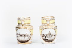 Late 18th Century Pair of Chamberlain’s Worcester Jugs