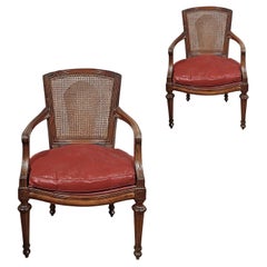 LATE 18th CENTURY PAIR OF NEOCLASSICAL ARMCHAIRS