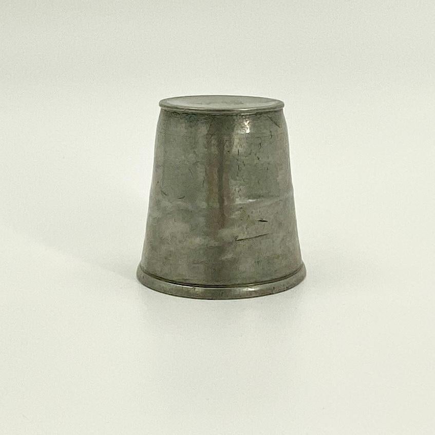 Empire Late 18th Century Pewter Wine Beaker or Cup, Denmark For Sale