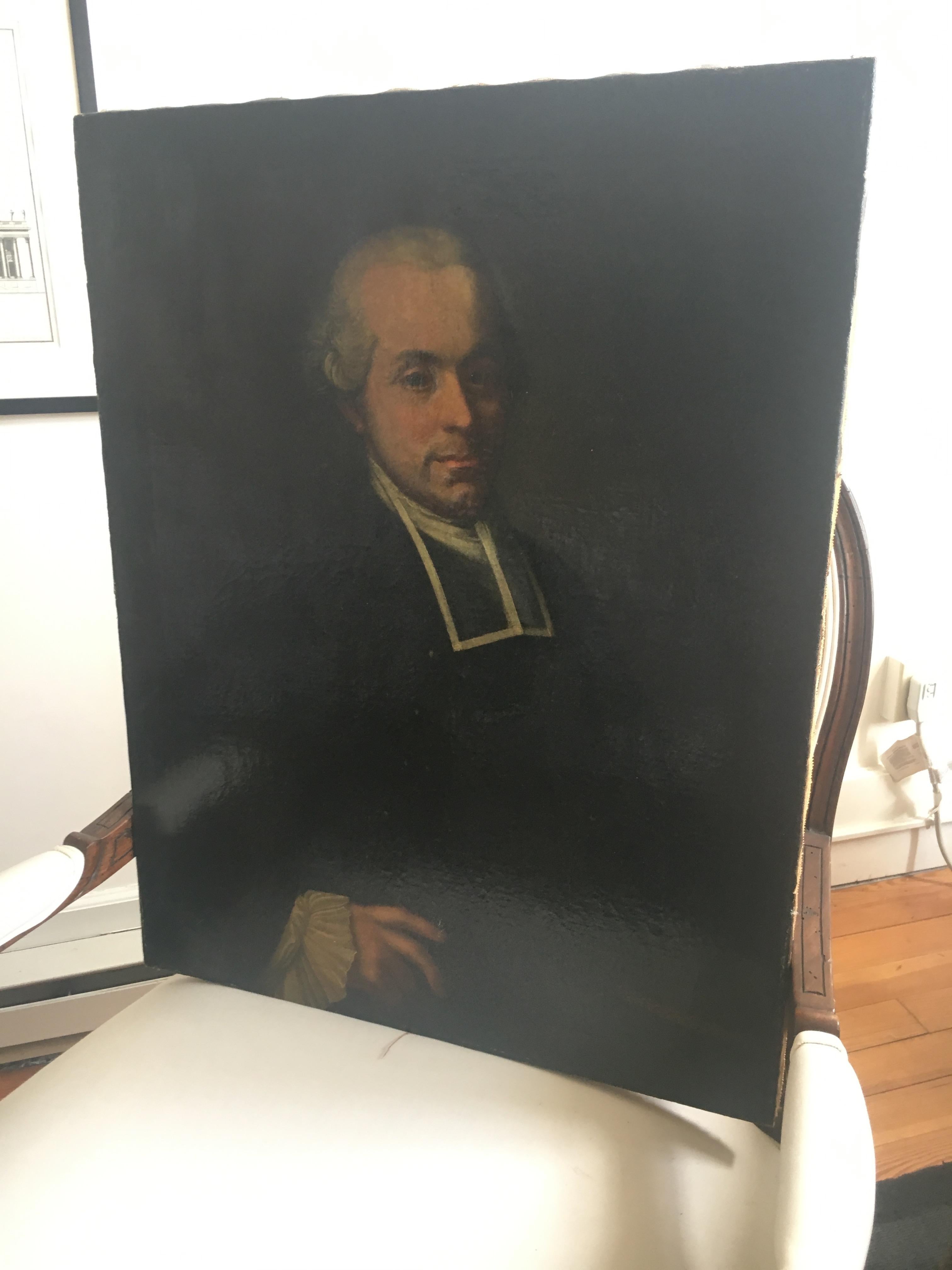 British Late 18th Century Portrait of a Gentleman, English For Sale