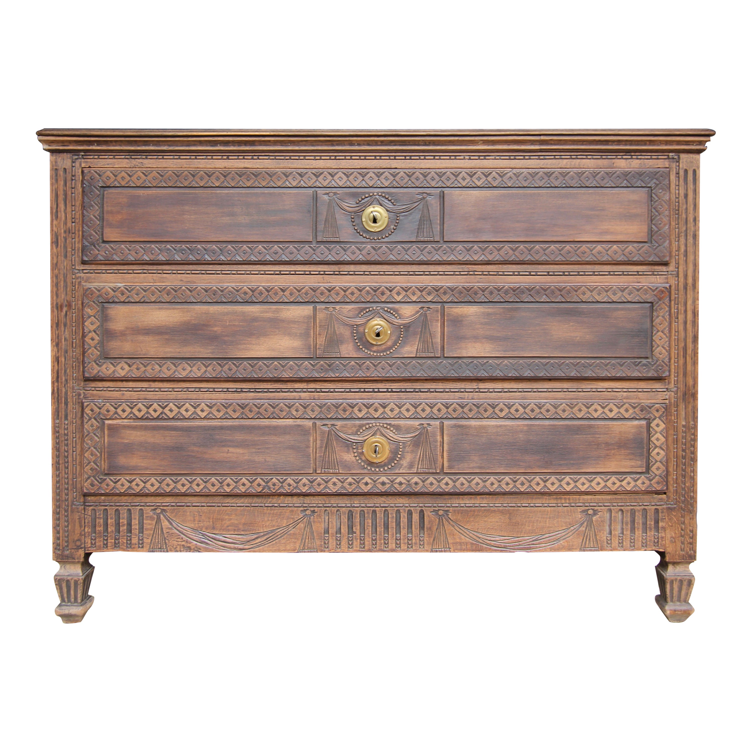Late 18th Century Provincial Louis XVI Chest of Drawers