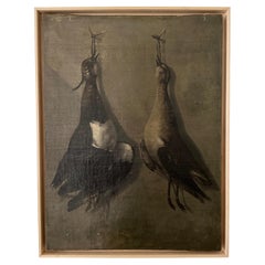Pintura al óleo al natural de pájaros del realismo de finales del siglo XVIII, Heinrich Lihl, 1780