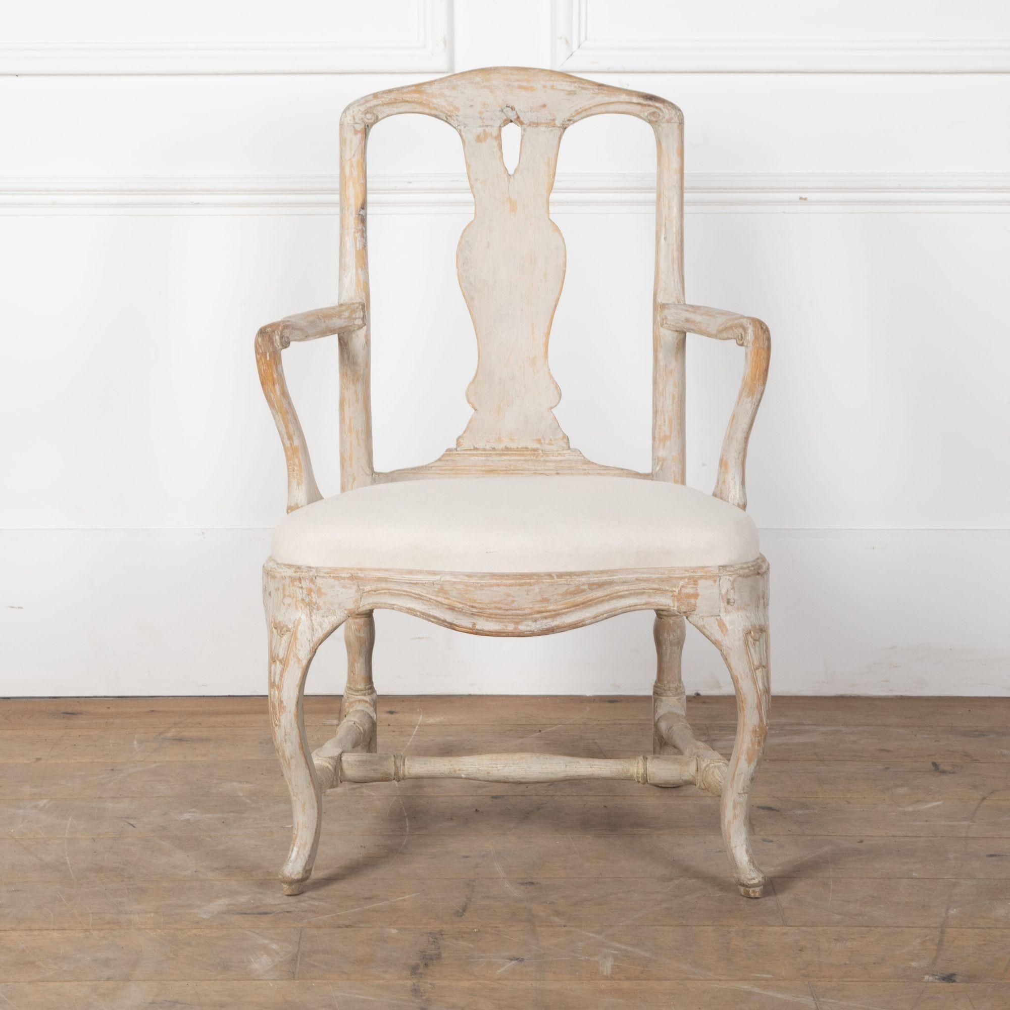 Late 18th Century Rococo Armchair For Sale 3