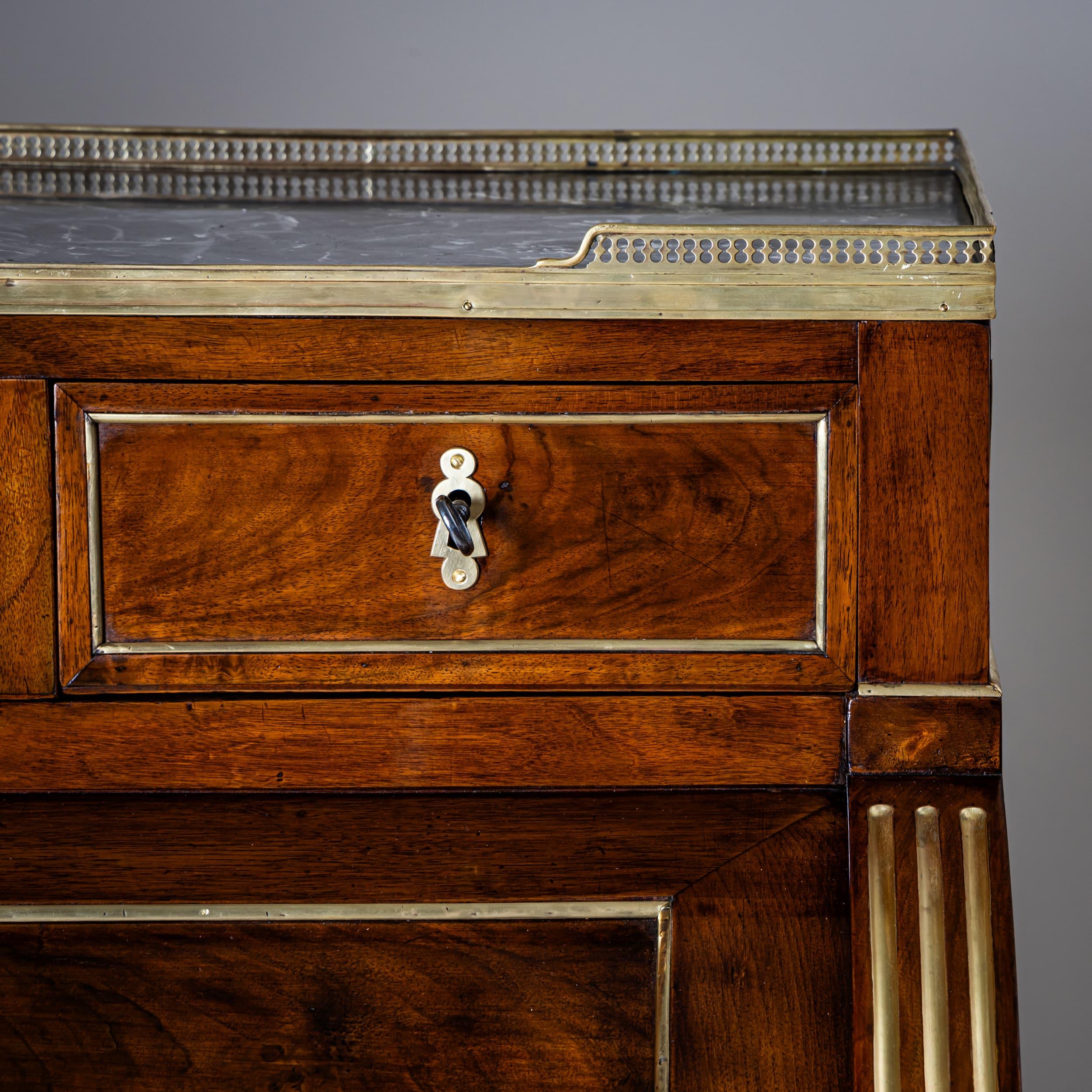 Late 18th Century Roll-Top Bureau, France For Sale 3