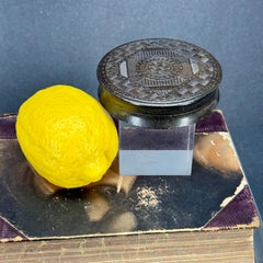 Late 18th Century Round Wooden Engraved Snuffbox Pillbox