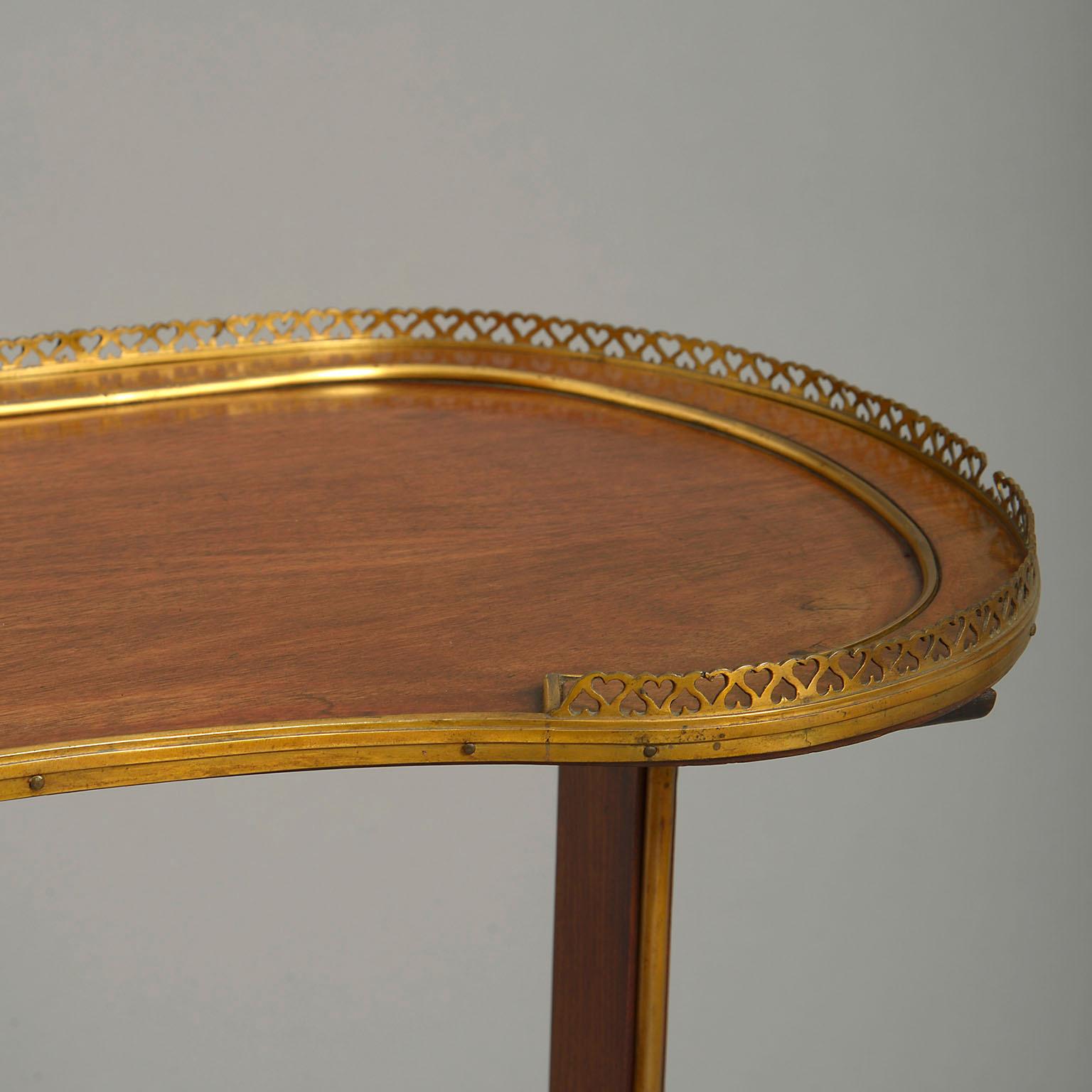 Fretwork Late 18th Century Russian Brass-Mounted Mahogany Table