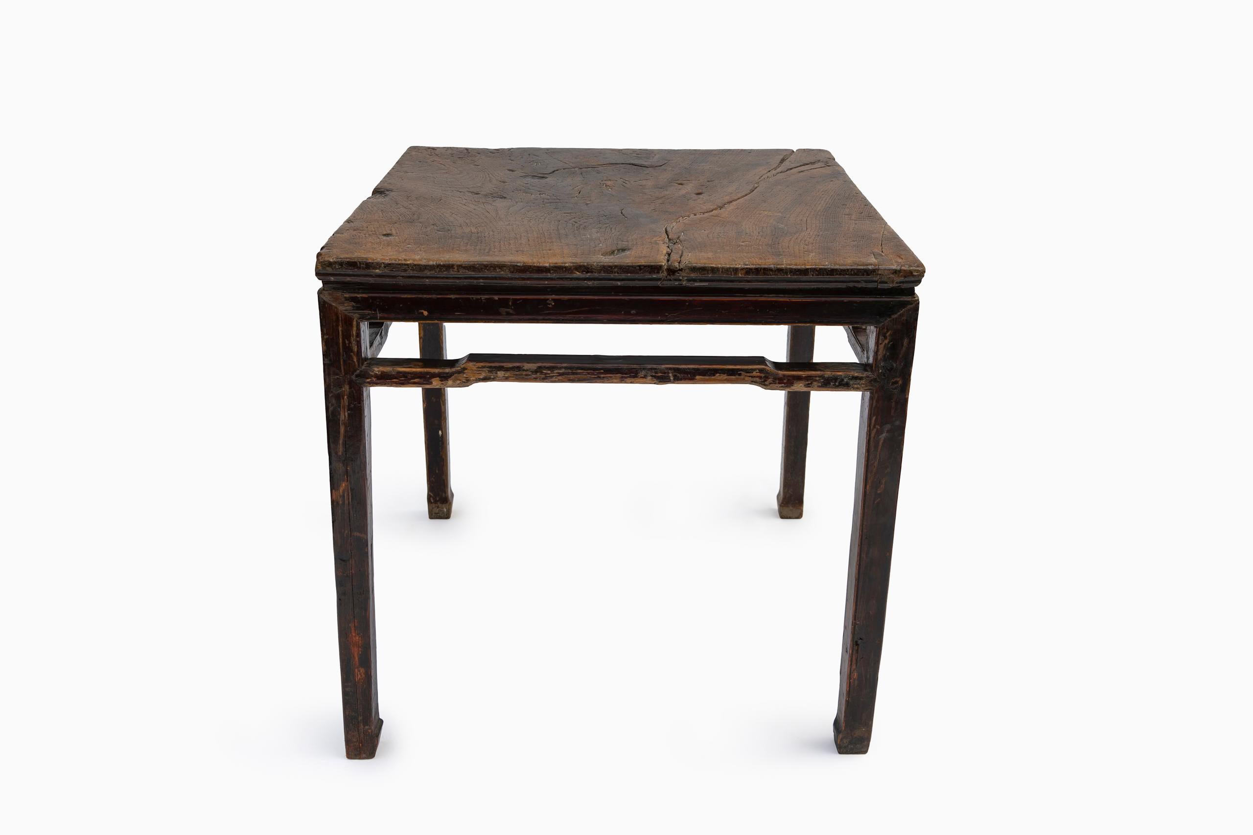 Late 18th Century Rustic Chinese Lacquer Center Table For Sale 4