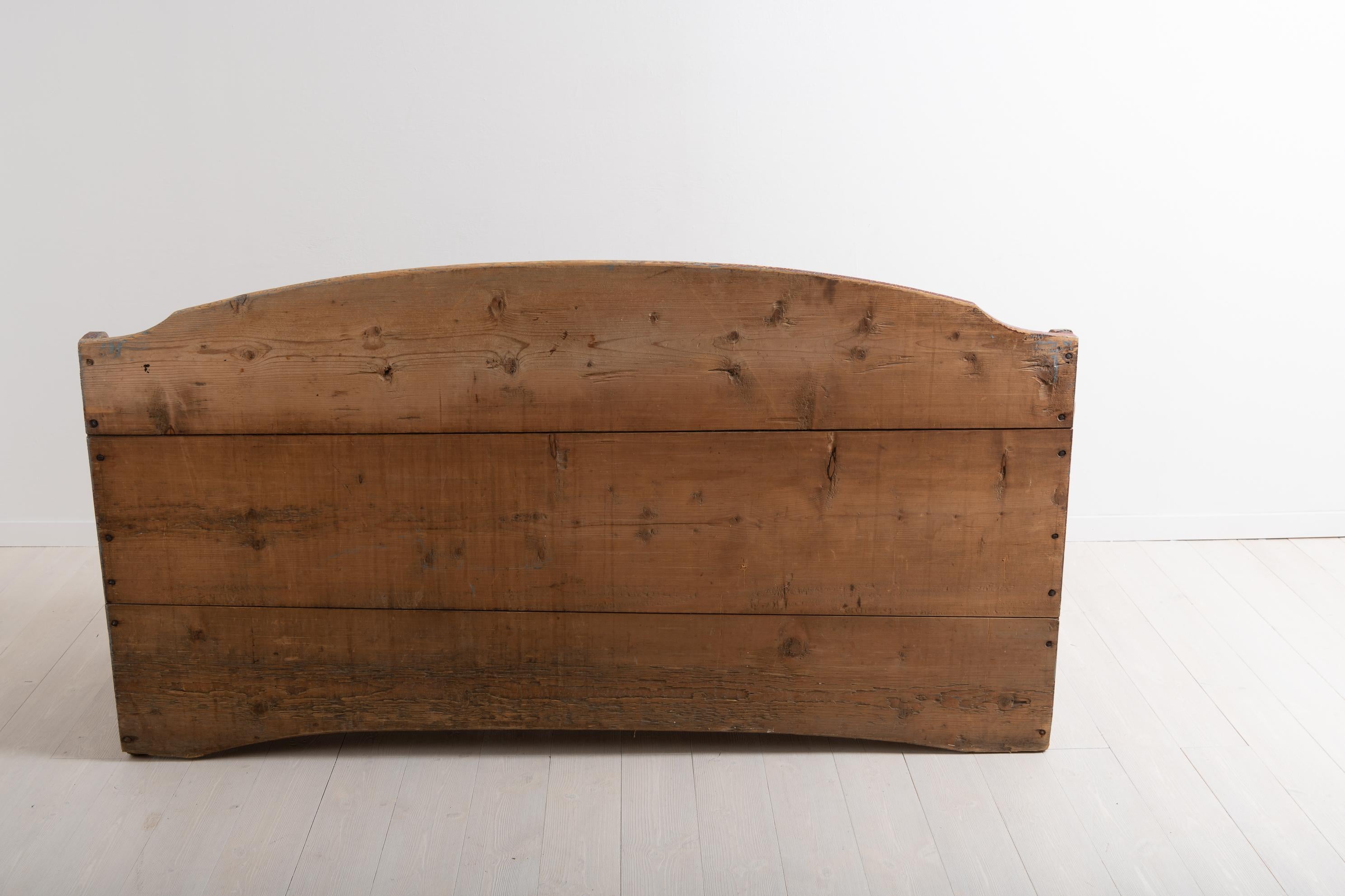 Late 18th Century Rustic Swedish Bench 7