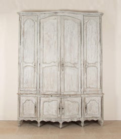 Late 18th Century Serpentine-Fronted Buffet deux Corps