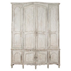 Late 18th Century Serpentine-Fronted Buffet deux Corps