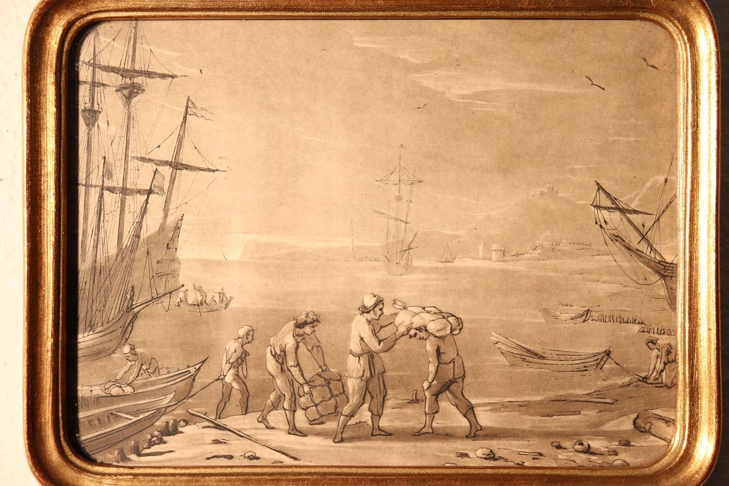 Paper Late 18th Century, Set of Four Small Antique Engravings by Richard Earlom  For Sale
