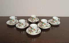 LATE 18th CENTURY SET OF SIX GINORI TULIP CUPS