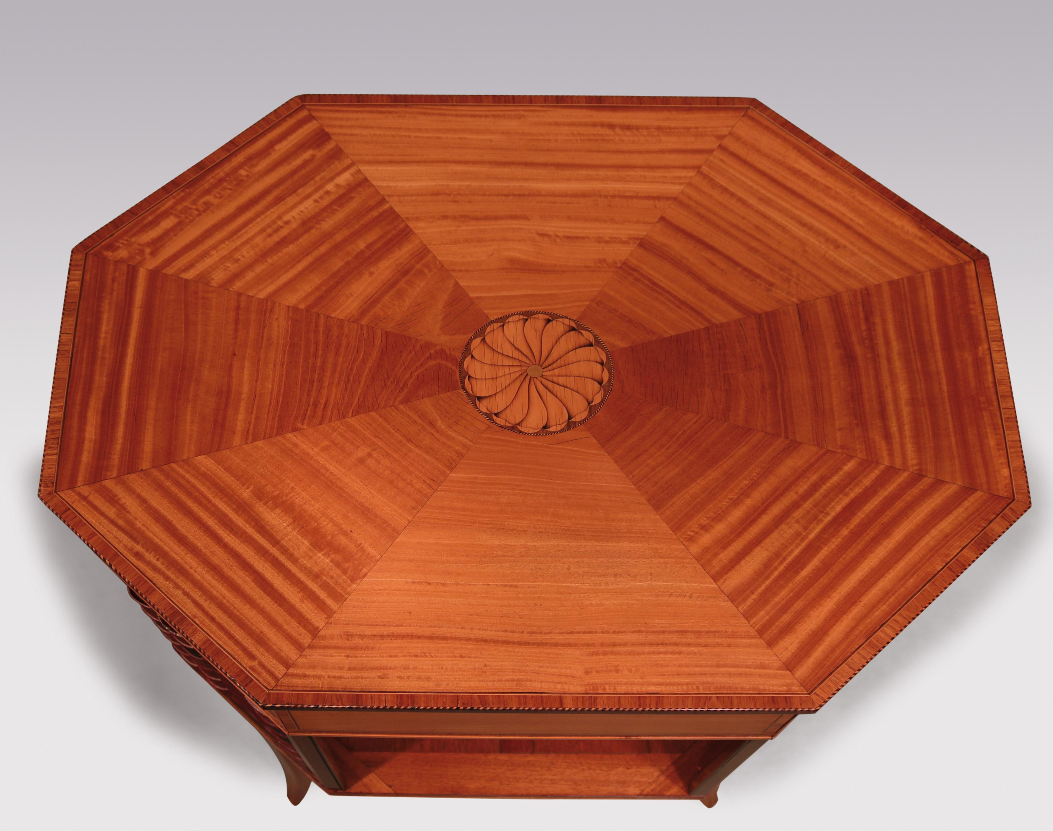 18th Century and Earlier Late 18th Century Sheraton Period Satinwood Occasional Table