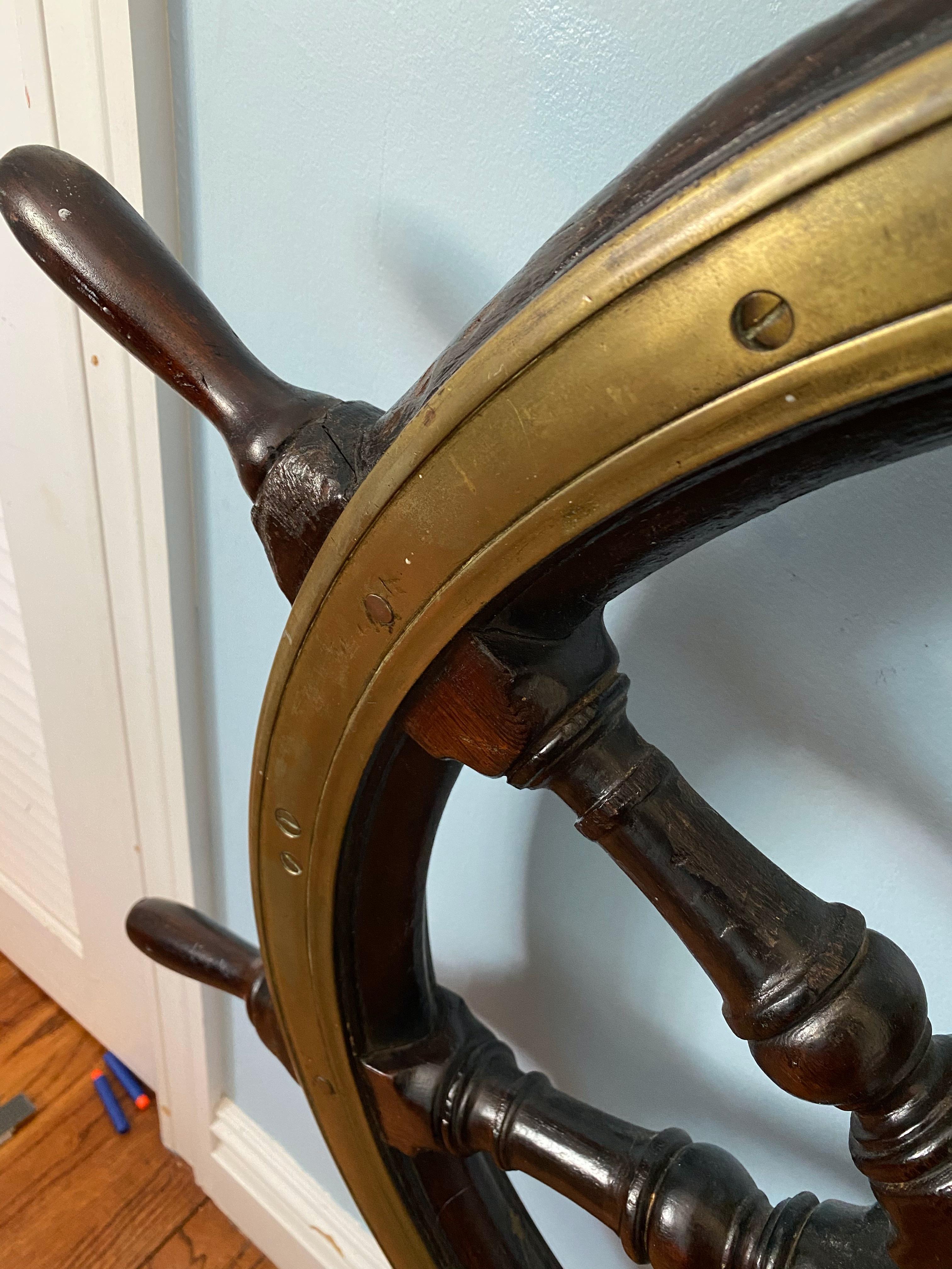 With steel wall mounting bracket.
Outer diameter including handles- 41” inner diameter- 29”.