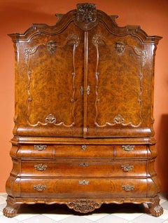 Late 18th Century Sideboard Wardrobe with Writing Desk