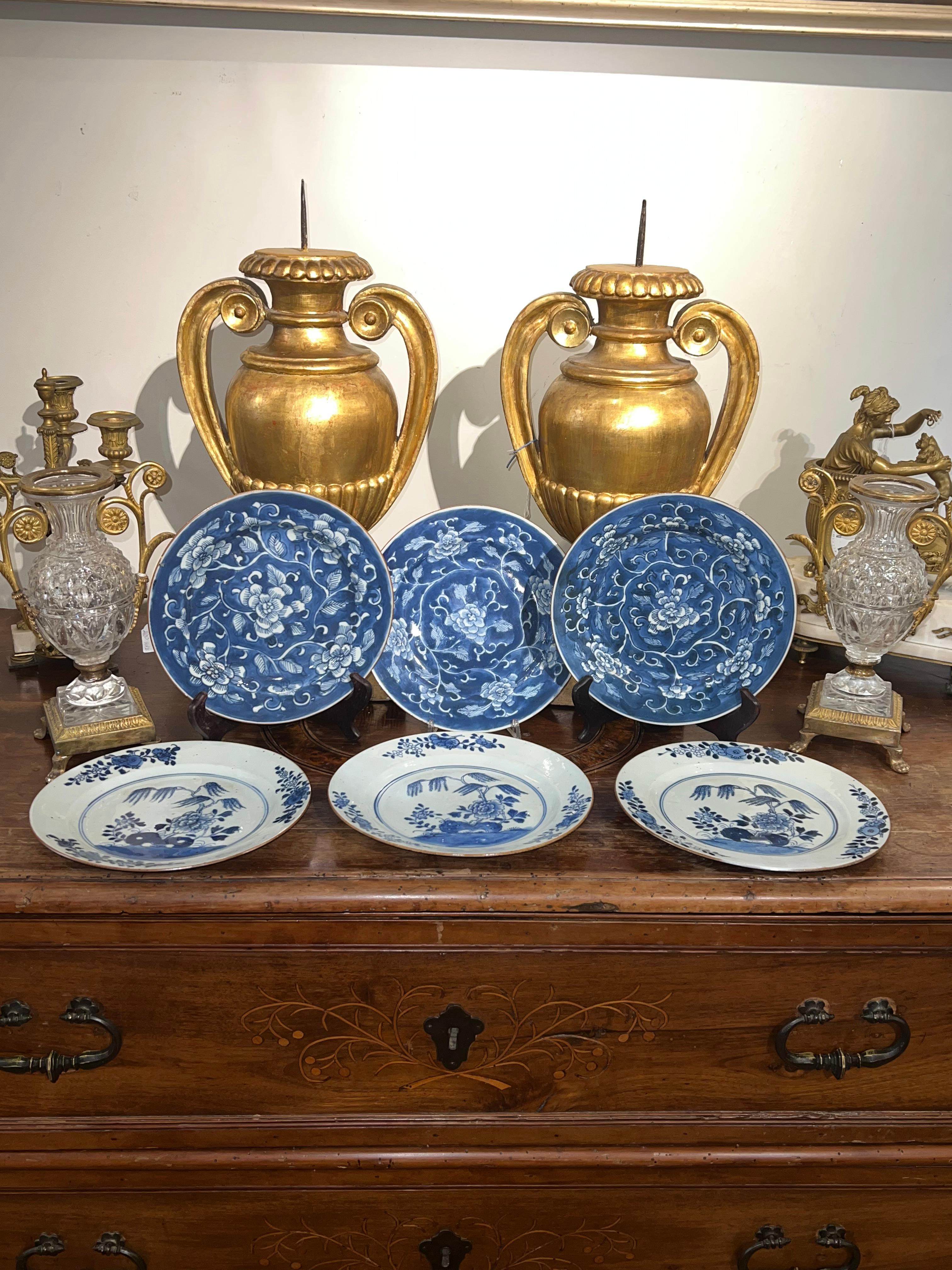 Late 18th Century, Six Chinese Porcelain Plates 3