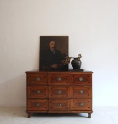 Late 18th Century South German Walnut Louis XVI Chest of Drawers with Marquetry