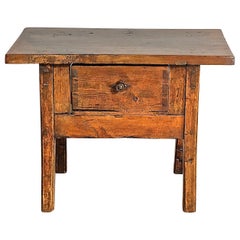 Late 18th Century Spanish Charles IV Table with Drawer