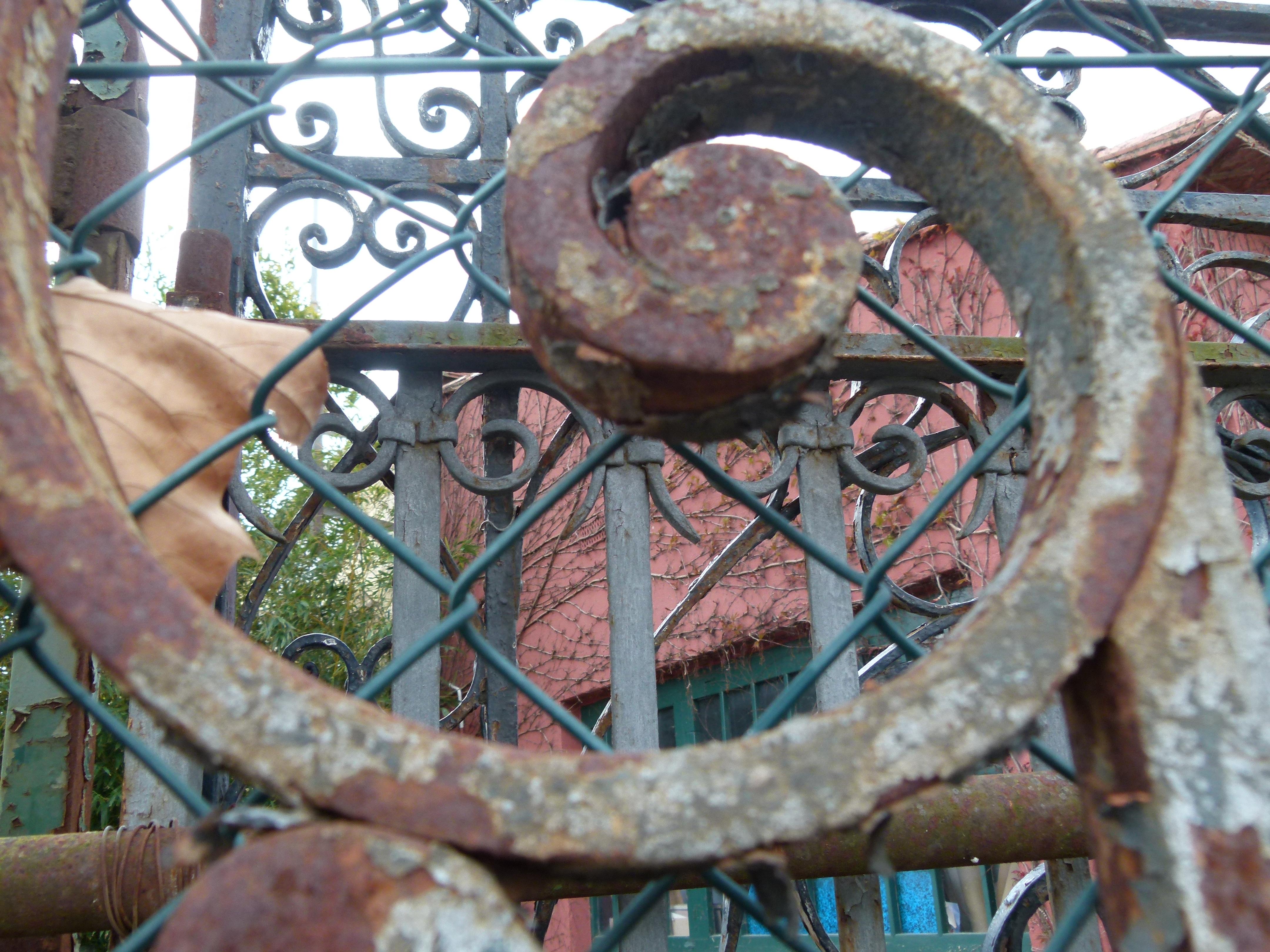 Old Spanish Iron Front Gate 3