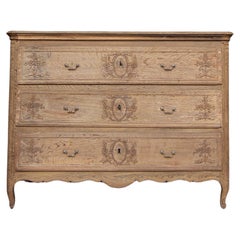 Late 18th Century Stripped Oak Louis XVI Chest of Drawers