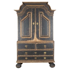 Cabinet suédois de la fin du XVIIIe siècle