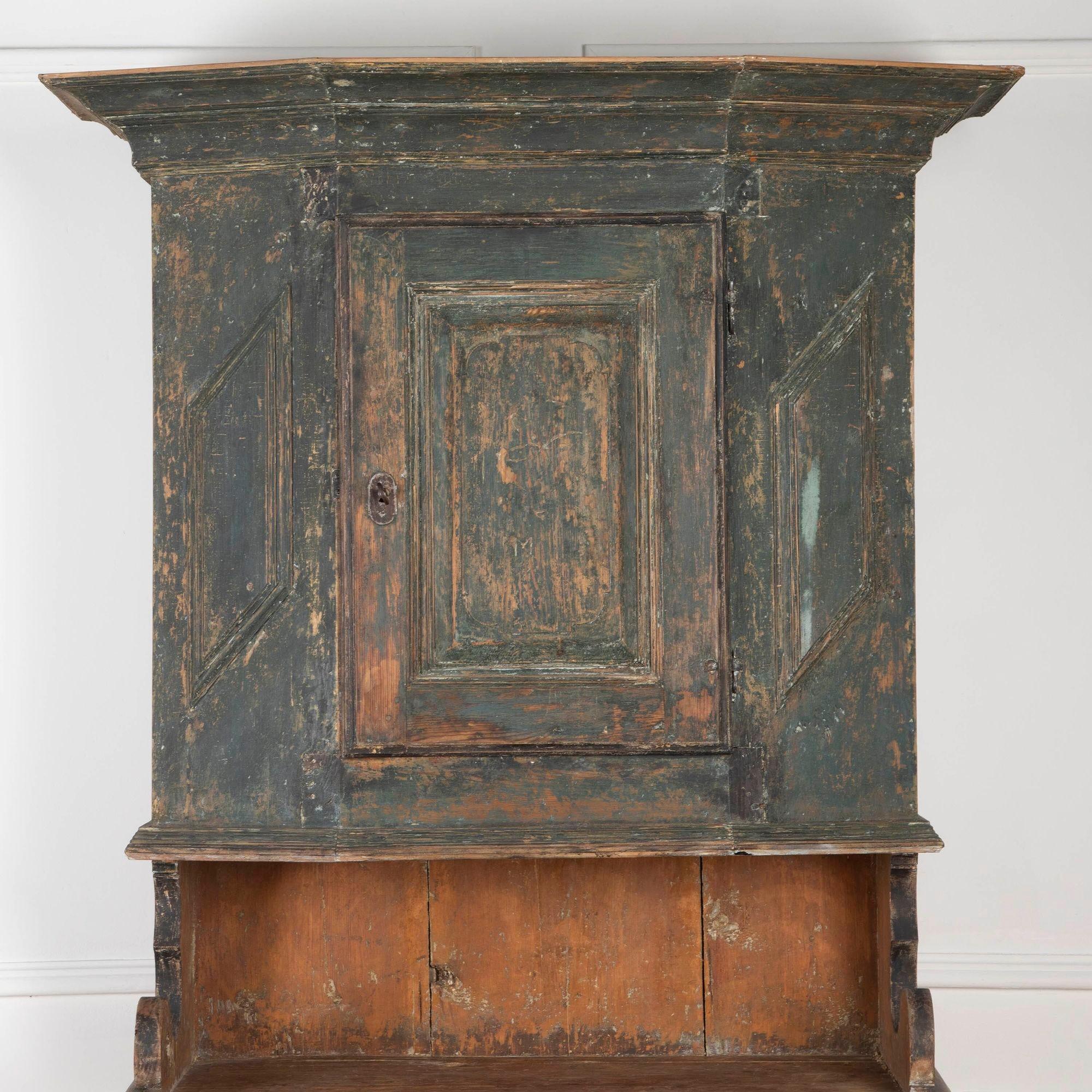 Late 18th Century Swedish Cupboard For Sale 8