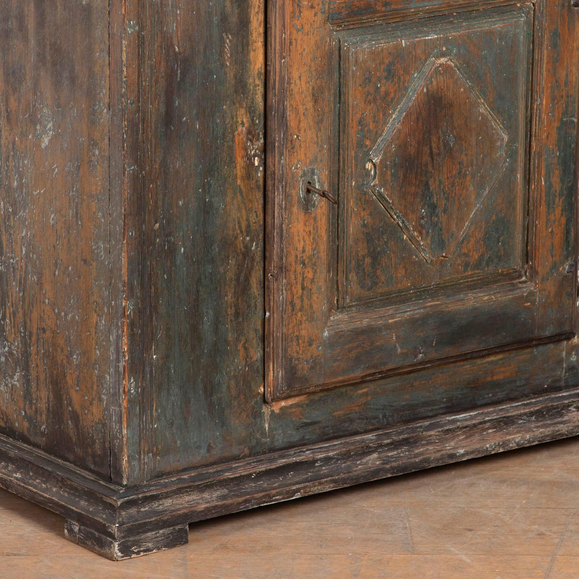 Wood Late 18th Century Swedish Cupboard For Sale