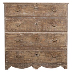 Late 18th Century Swedish Gustavian Bureau or 'Drag Kista'