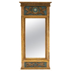 Late 18th Century Swedish Gustavian Gilded Wall Mirror