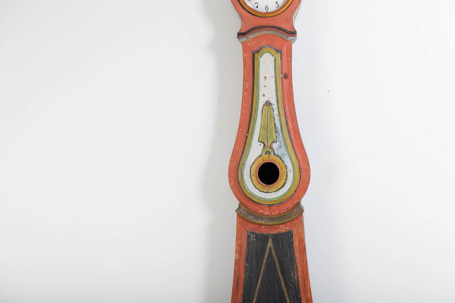 Late 18th Century Swedish Gustavian Long Case Clock 1