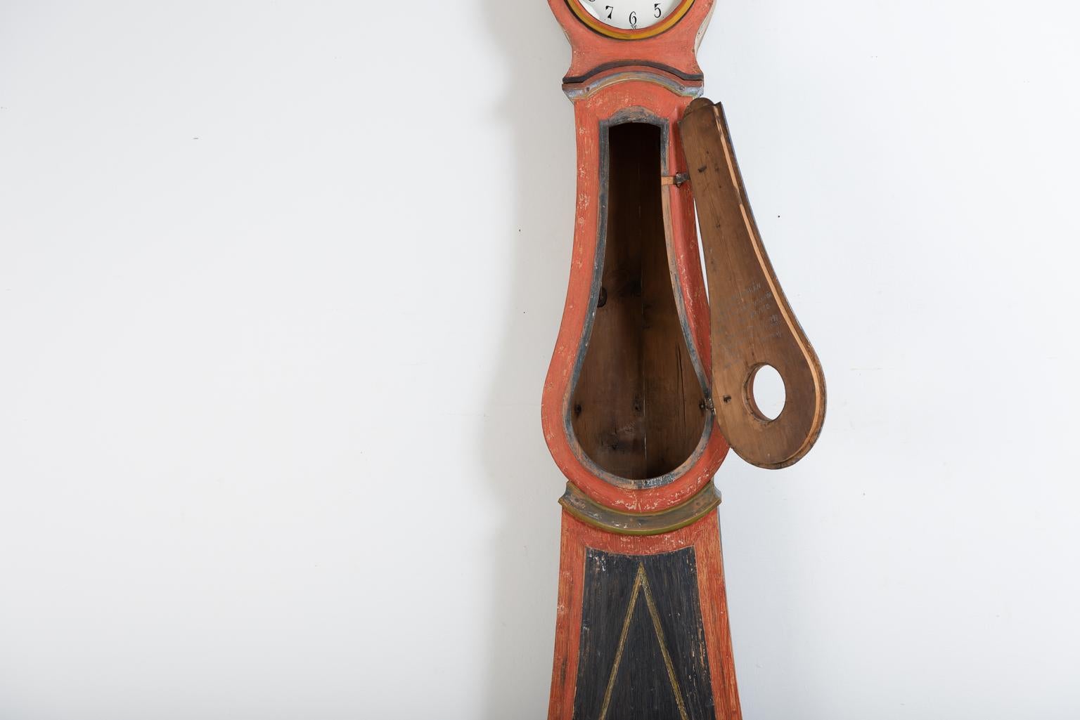 Late 18th Century Swedish Gustavian Long Case Clock 2