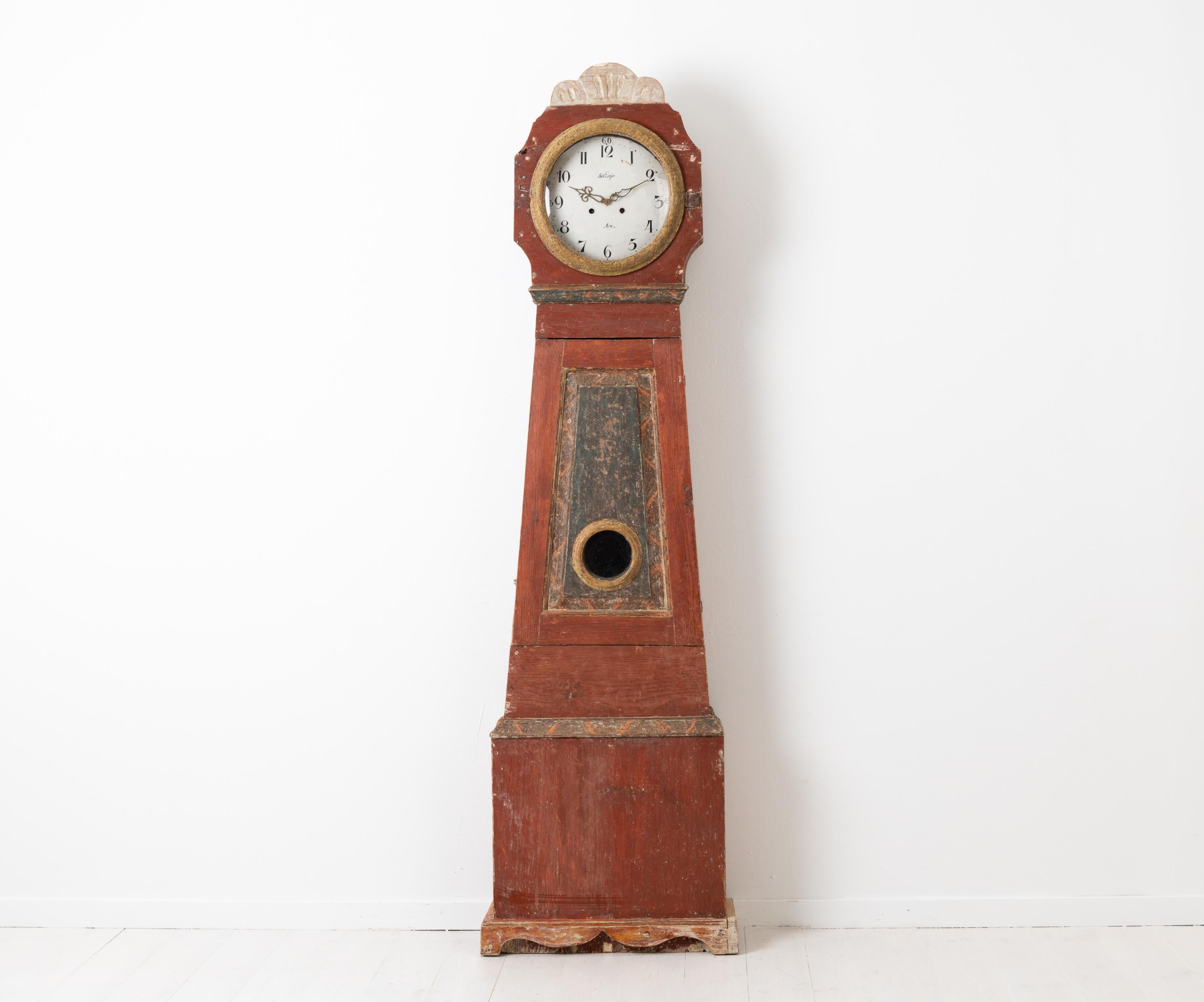 Hand-Crafted Late 18th Century Swedish Gustavian Mora Clock
