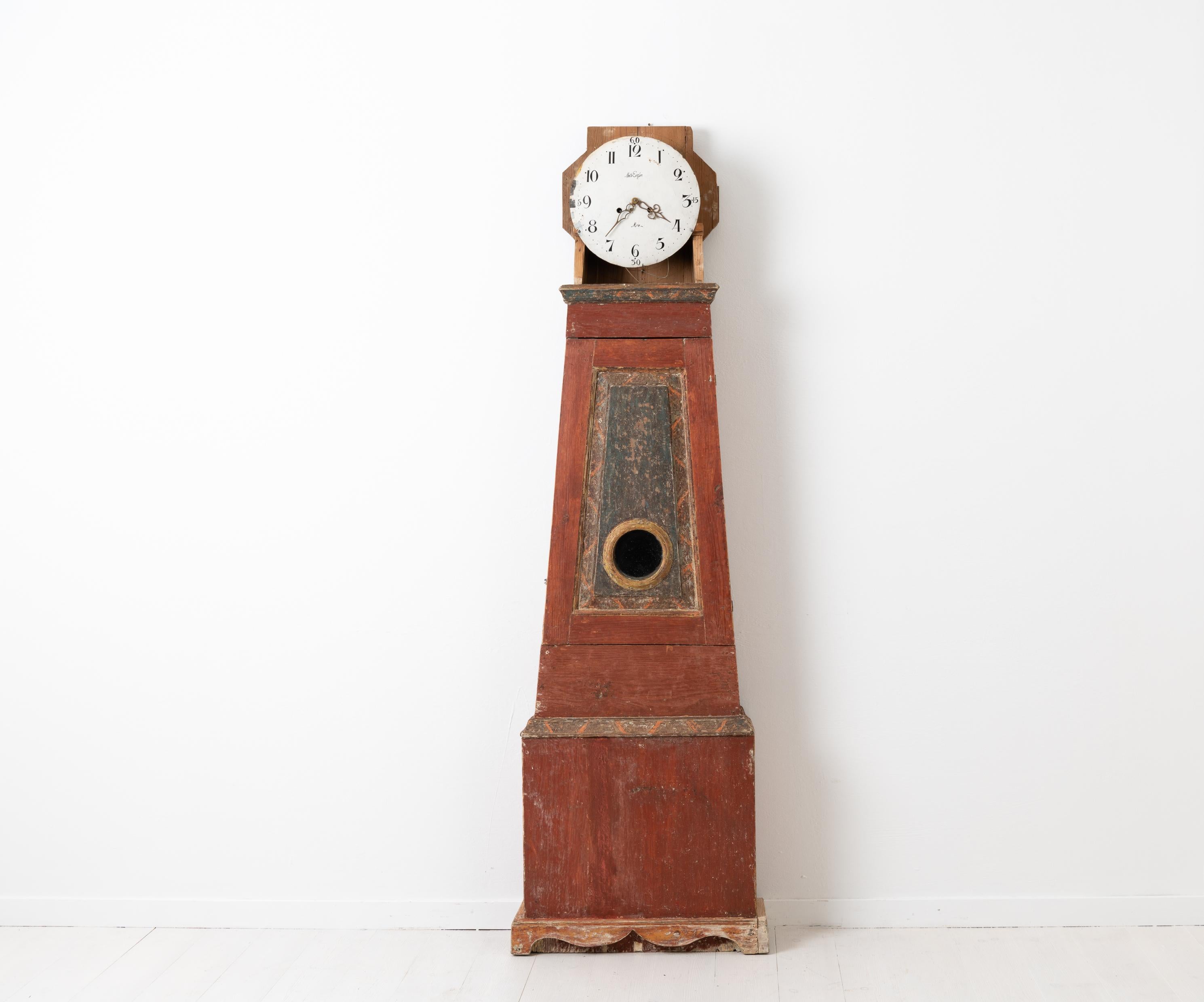 Late 18th Century Swedish Gustavian Mora Clock In Good Condition In Kramfors, SE