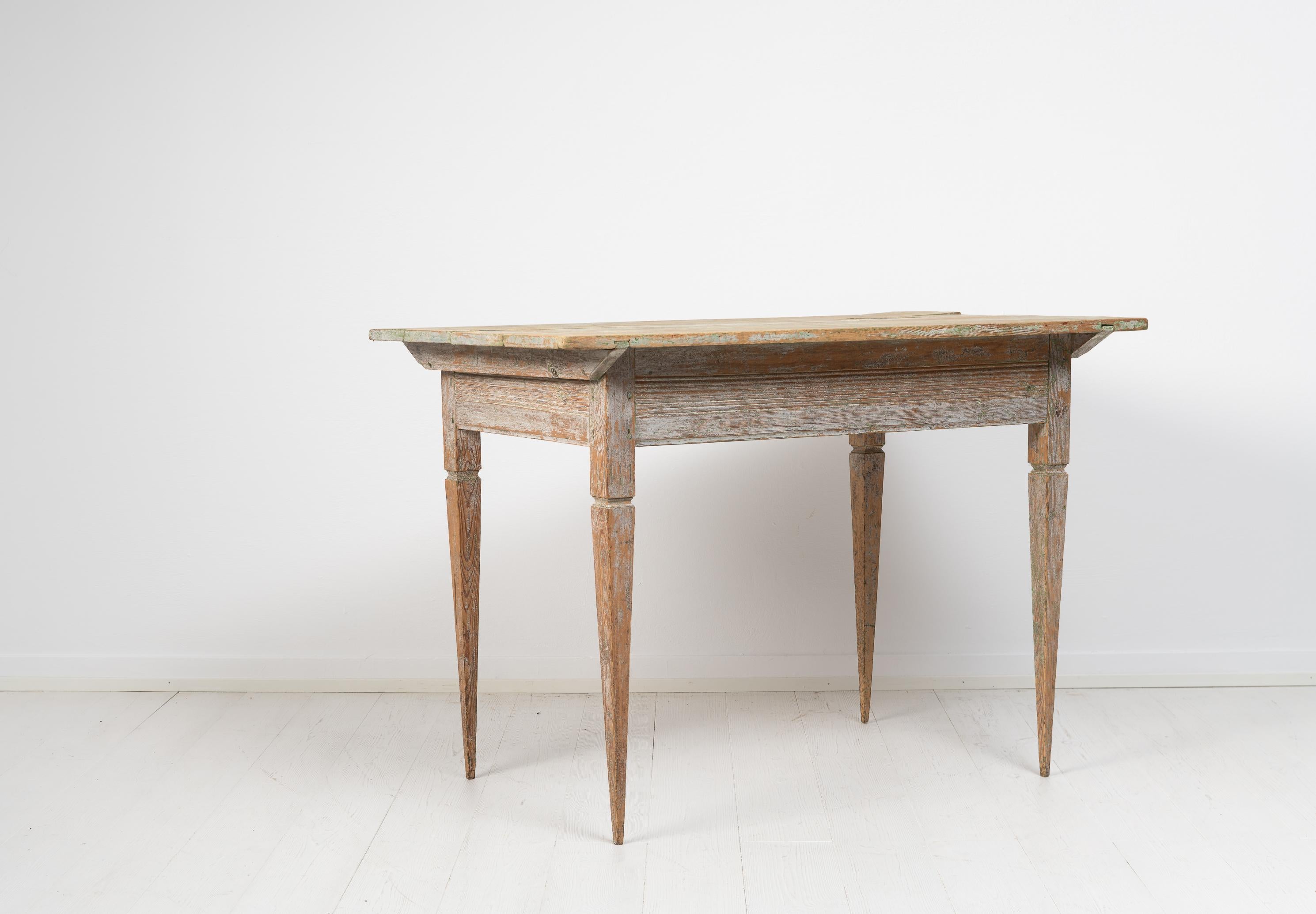 Late 18th Century Swedish Gustavian Pine Table 1
