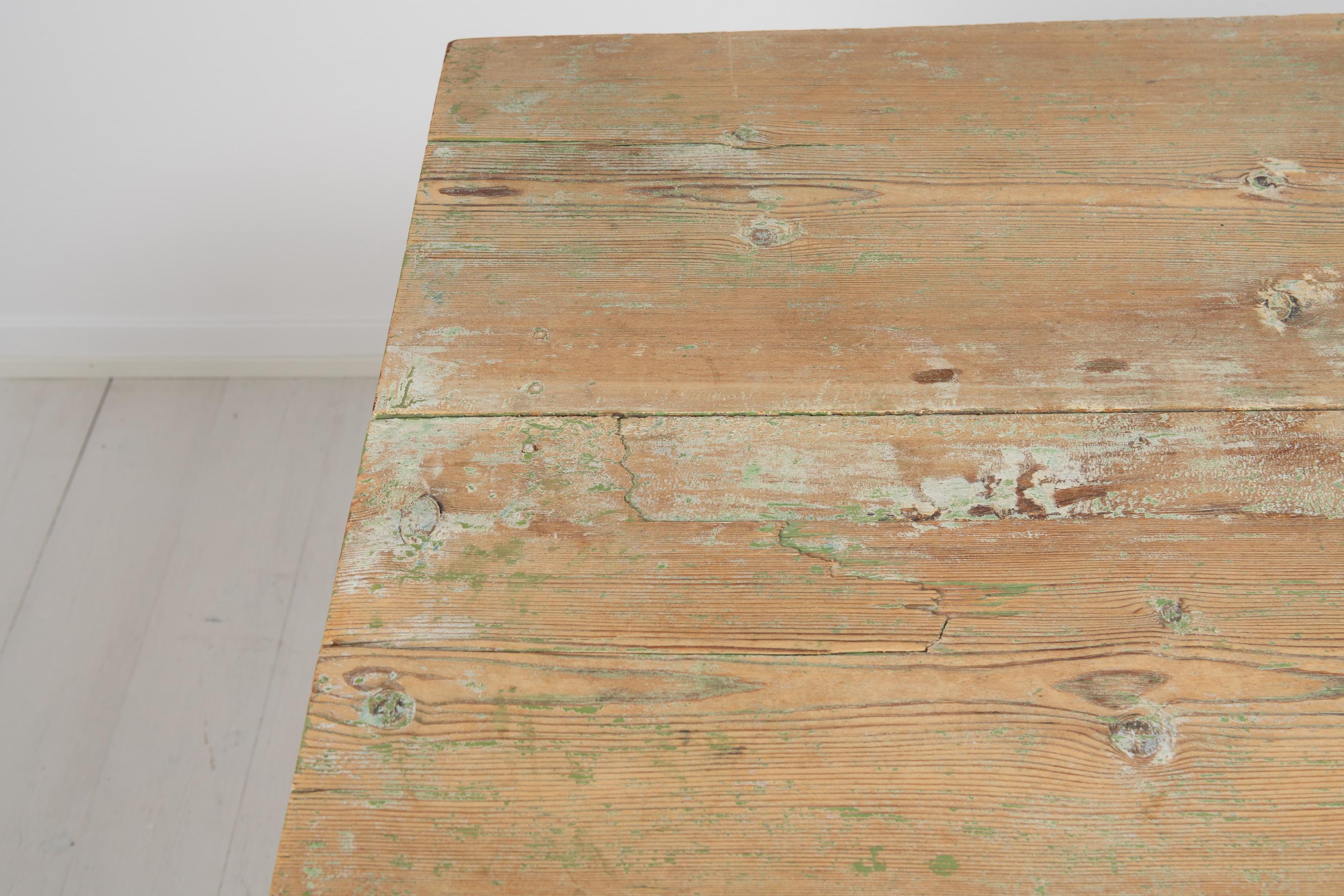 Late 18th Century Swedish Gustavian Pine Table 4