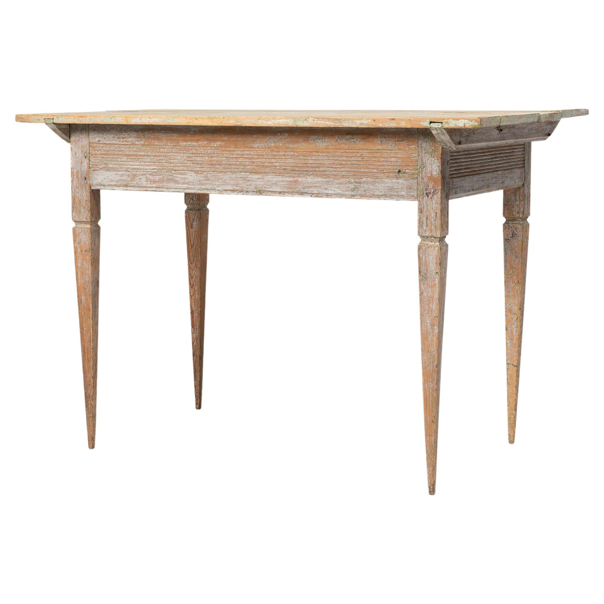 Late 18th Century Swedish Gustavian Pine Table