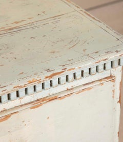 Late 18th Century Swedish Later Painted White Commode