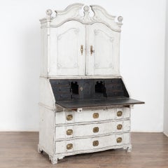 Late 18th Century Swedish Oak Secretary Bureau