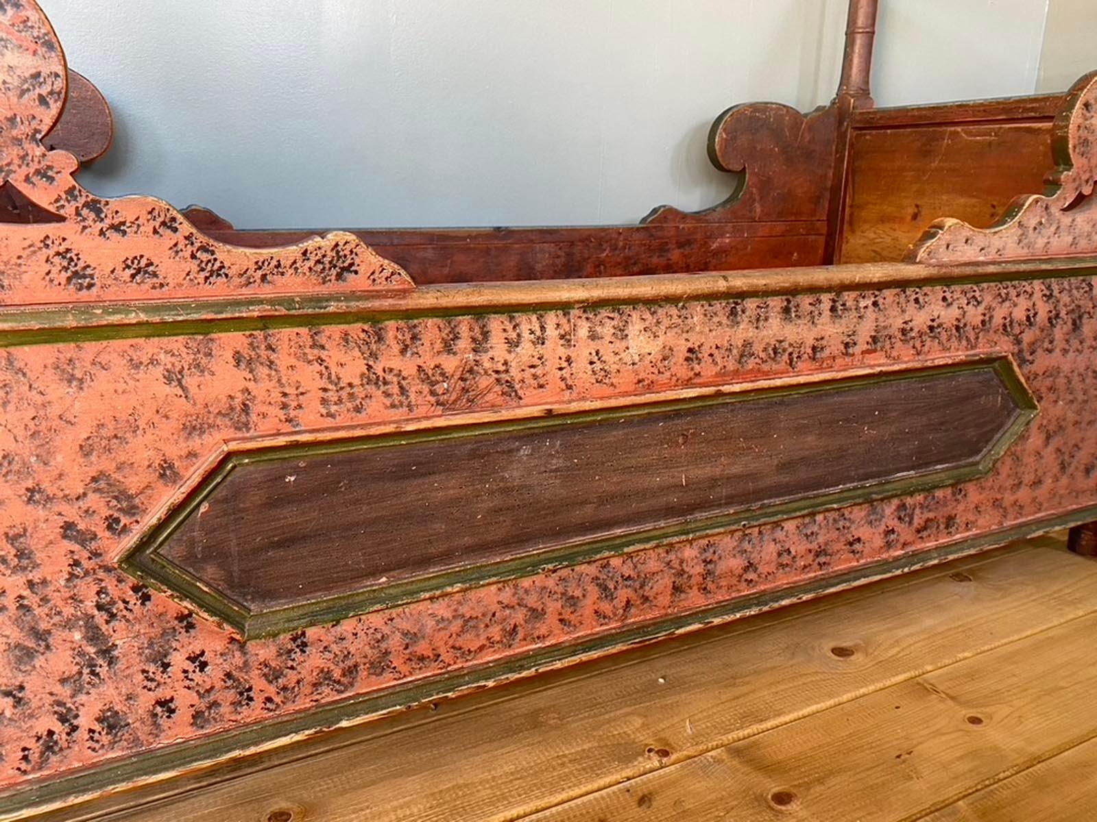 Late 18th Century Swedish Painted Pull Out Bed For Sale 4