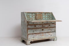 Late 18th Century Swedish Pine Country Writing Desk Bureau